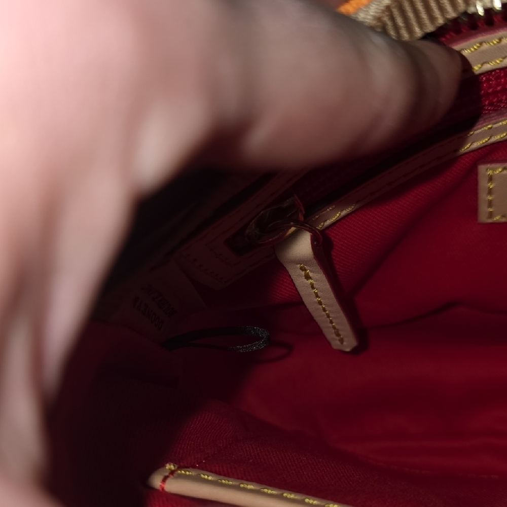 Dooney & Bourke Mary Blair Colorful Geometric Shoulder Bag EUC - Picture 9 of 10